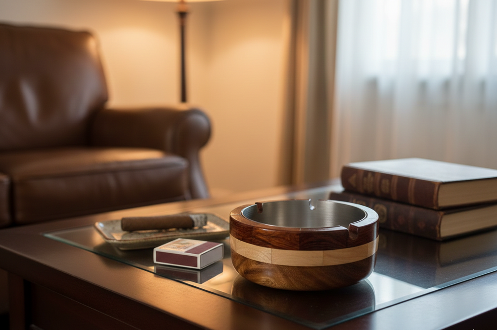 Cenicero de madera - Distintas maderas